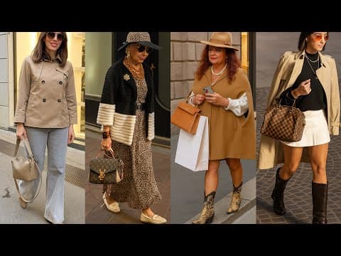 ICONIC TRENDY ITALY FASHION 🇮🇹 TIMELESS AUTUMN OUTFITS INSPIRED BY MILAN STREET STYLE | LUXURY LOOKS