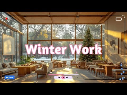 Lofi Study Session ❄️ Christmas Edition | Calm Background Music for Focus and Flow