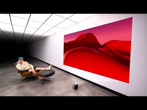 LG's New Mini Projector Their Tiniest HUGE Display...