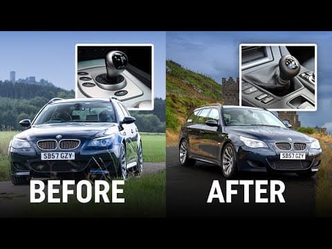 Full Build – Improving Our V10 BMW M5 With a Manual Gearbox!