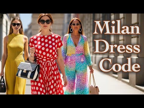 August 2025 Fashion Trends Spotted Early in Milan. New Stunning Outfits from Italy. Fashion VLOG