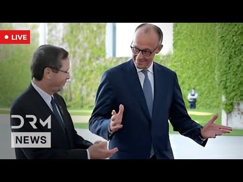 LIVE: Merz Meets Israel’s President Herzog in Jerusalem Amid Key Diplomatic Talks | DRM News | AC14
