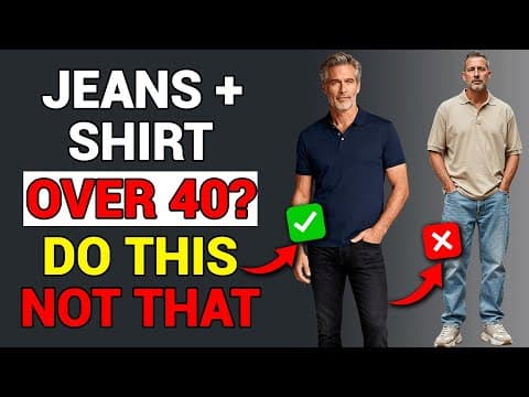 How to Style Jeans with a Polo Shirt for a Modern Look | Men’s Style 40+