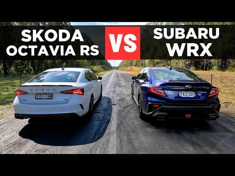 Drag Race: 2025 Skoda Octavia RS vs Subaru WRX – 0-100 & comparison