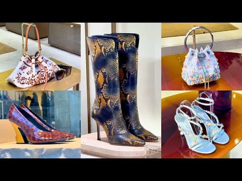 Luxury Fashion Windows in Milan 🇮🇹 | Handbags, Shoes & Outfits from Top Brands – Summer Display