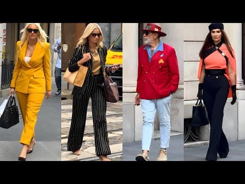 Pre-Milan Fashion Week 2025-2026 🇮🇹 Fall Milan Street Style 2025 🍂