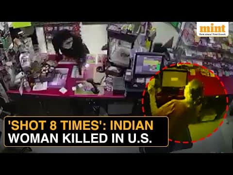 Watch: Indian Woman Chased, Shot To Death By Masked Robber Outside Her Store In South Carolina