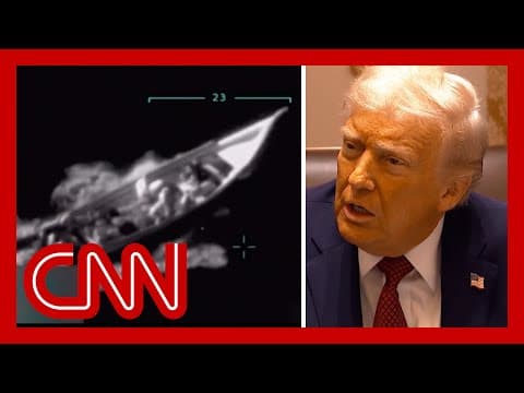 'I didn't say that': Trump backtracks on double-tap strike video release