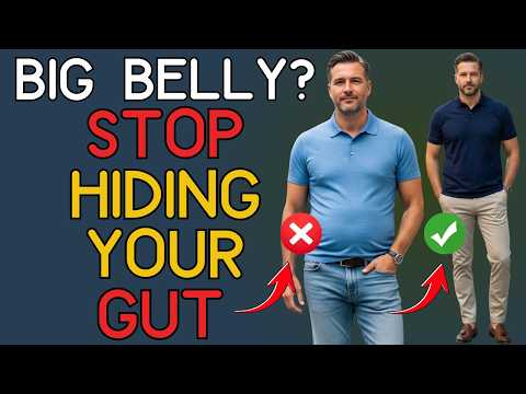 BIG BELLY Summer Style: Look Cool & Confident (No More Hiding!) | 40+ Men's Fashion