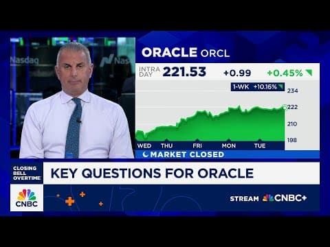 I think Oracle relief rally will continue, says 'Fast Money' trader Guy Adami