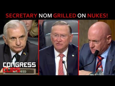 Senators Question Assistant Secretary on Nuclear Deterrence, Weapons Testing at Confirmation Hearing