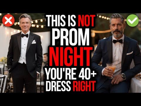 The COCKTAIL ATTIRE GUIDE Every Man OVER 40 NEEDS To See!