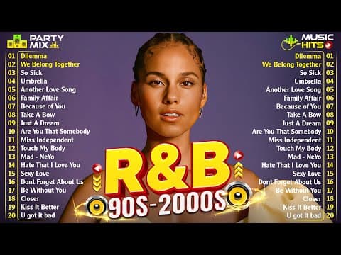 90's R&b Party Mix 💽 Old School R&b Mix 90s 2000s - Alicia Key, Usher, Rihanna, Chris Brown, Ne-Yo