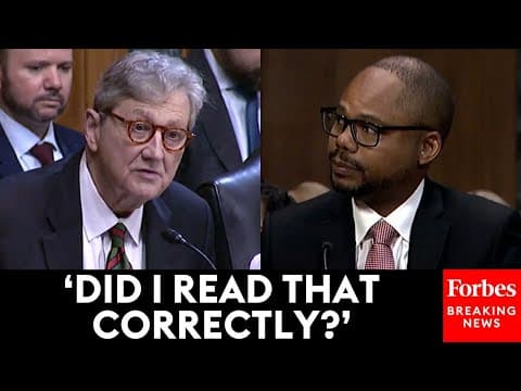 John Kennedy Brings Receipts In Questioning Of Nominee: 'You've Taken A Lot Of Radical Positions'