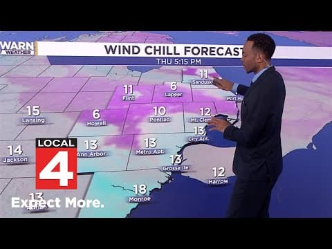Metro Detroit weather forecast Dec. 11, 2025 -- 4 p.m. Update