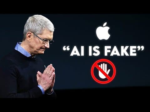 Apple Just SHOCKED Everyone: AI IS FAKE!?