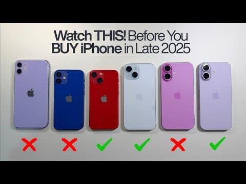 Every Base iPhone Comparison: From iPhone 11 to iPhone 17 - iPhone Buying Guide