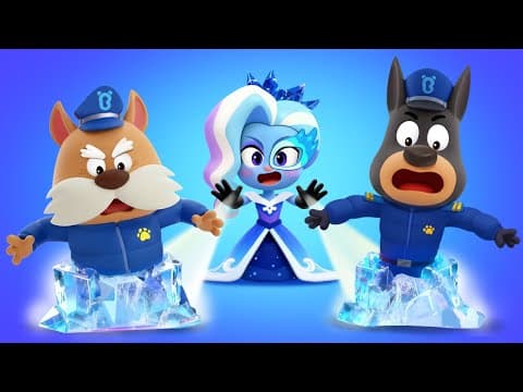 The Moving Snow Castle | 🌊 WaterCity Mystery | Sheriff Labrador | Kids Cartoon | BabyBus