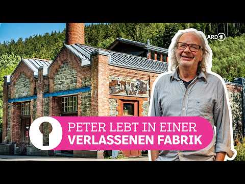 Industrie-Ruine wird zur Kunstfabrik: So wohnt Künstler Peter Sußner | ARD Room Tour