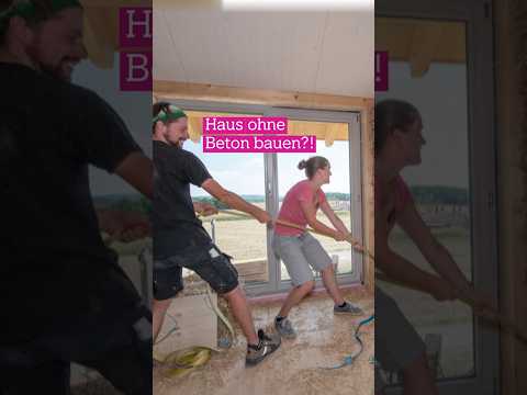 Bauen mit Naturmaterialien🪴🔨 Haus ohne Beton #nachhaltigbauen #hausbauen