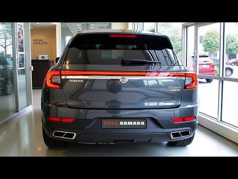 Nissan Armada 2026 facelift - new engine, spacious, 8-seat family SUV!