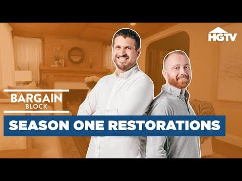 Watch Every Renovation from the First Season 🏡🔨 | Bargain Block | HGTV