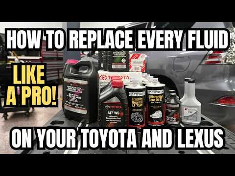 How To Replace Every Fluid On Your Toyota Like a Pro!