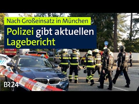 Polizei informiert über aktuelle Lage in München | BR24