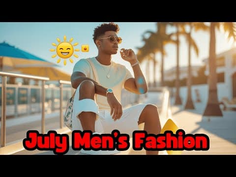 ☀️ Men’s July Fashion 2025 | Cool Summer Style Ideas You Need 😎👕👟