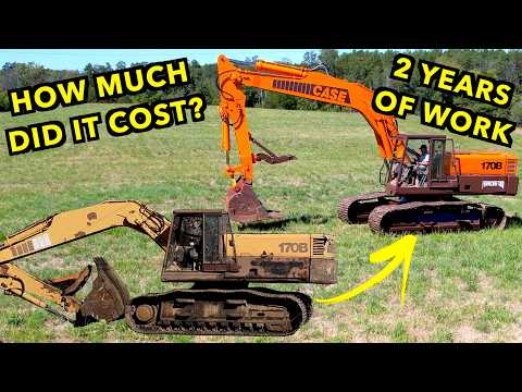 Restoring An Excavator From Scrap: Start To Finish. Was It Worth It?