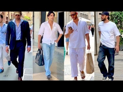 June 2025 🇮🇹Summer Outfits for Men & Milan Men’s Shopping | Milan Street Fashion