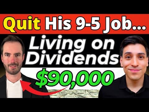 He's QUITTING His Job to Live Off $90,000 Per Year in Dividends...(ETF Investing)