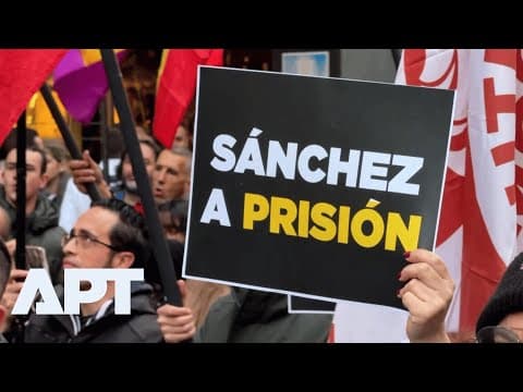 ‘Government of Shame’: Madrid Protesters Demand Accountability in Anti-Sánchez Rally | APT