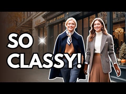 How to Look CLASSY in Fall 2024 ⚜️ | Old Money Outfit Ideas
