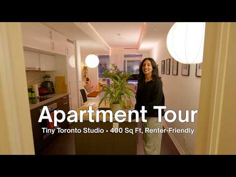 Touring a Cozy 400 Sq Ft Studio Apartment in Downtown Toronto