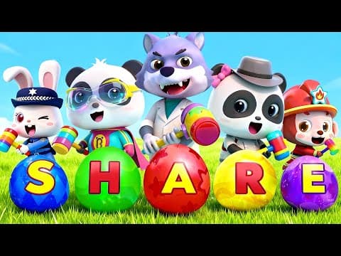 Can You Share with Me? | Me First! Me First! | Sharing Song | Nursery Rhyme & Kids Songs | BabyBus