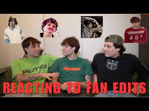 REACTING TO FAN EDITS + OUR VIRAL MOMENTS *part 2*