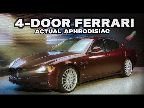 The Maserati Quattroporte Was a Proven Aphrodisiac | Revelations with Jason Cammisa | Ep. 12