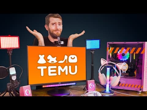 You Wanted a TEMU Gaming Setup…You were wrong.