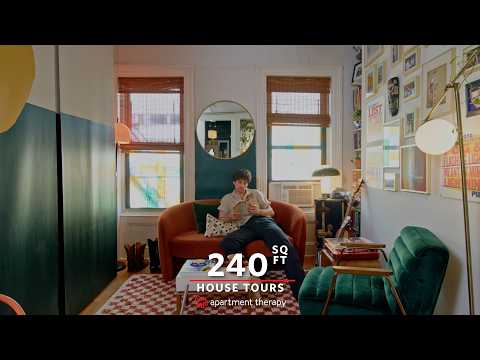 What $1500 in NYC Gets You: A Studio with a Shower in the Kitchen | House Tour | Apartment Therapy