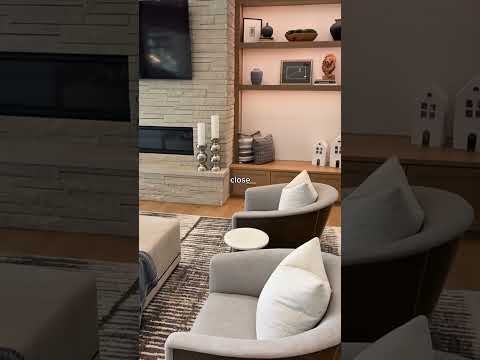 They motorized everything in their home… function + form = happy homeowner! #luxuryhomestour