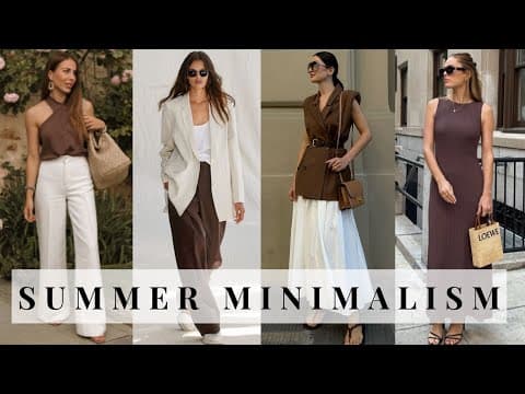Minimalism That Works! SUMMER 2025 Fashion Tips for Elegant Women 60+