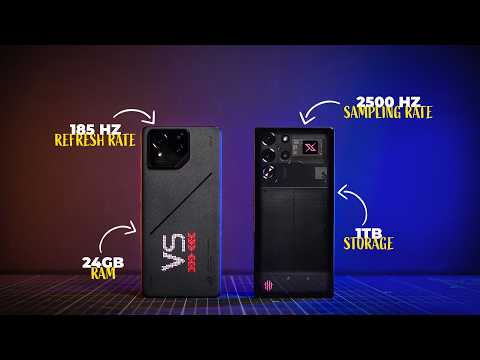 ASUS ROG Phone 9 Pro vs ZTE Nubia RedMagic 10 Pro: Ultimate Gaming Phone Showdown!