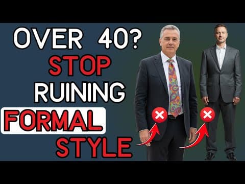 How to Dress Formally After 40: Essential Rules Every Man Should Know | 40+ Men's Fashion