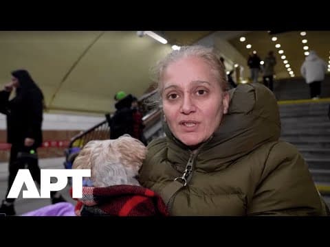 ‘Putin Won’t Stop’: Kyiv Resident Hides in Metro With Dog After Missiles Hit Her Apartment Building