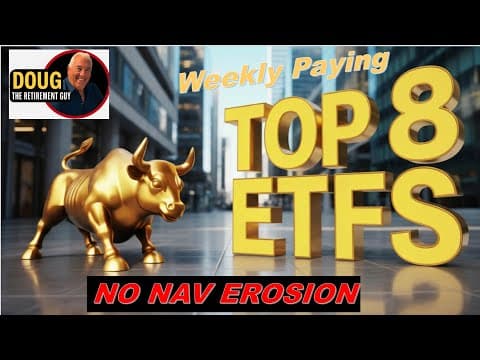 Top 8 Weekly-Pay ETFs with No NAV Erosion and potential High Yields