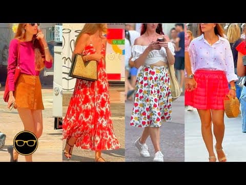 Milan’s Fashion at 34°C iStyle 2025: Summer Street Fashion Hot City, Milan Heat looks in July Style