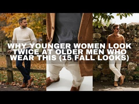 Why Younger Women Look Twice at Older Men Who Wear THIS (15 Fall Looks)