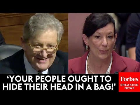 'Oh My God, Oh My God': John Kennedy Stunned By Top Biden Official's Inability To Answer Question