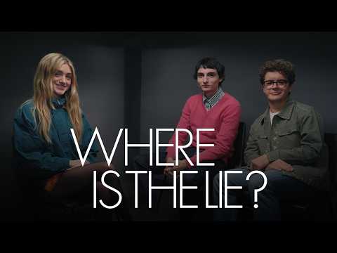 Finn Wolfhard, Gaten Matarazzo & Natalia Dyer Take Turns in the Hot Seat | Where Is the Lie? | ELLE